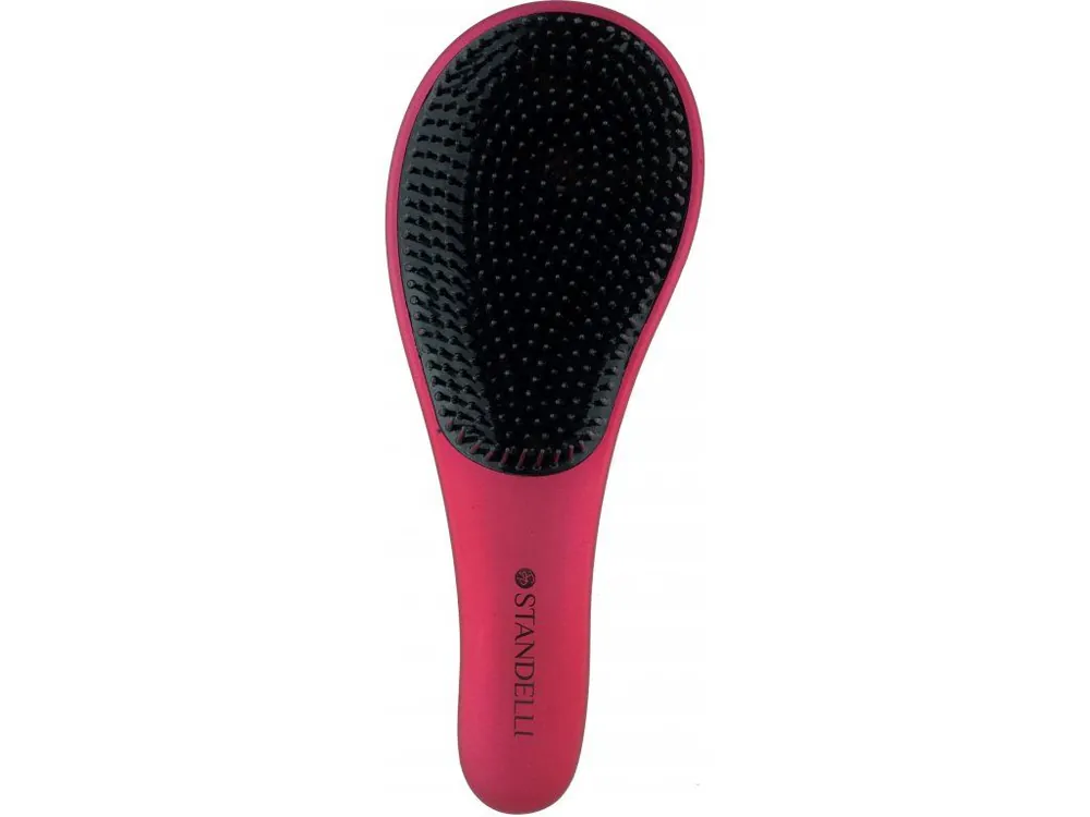 Sleva Standelli Professionall Luxusní Detangling brush Kartáč pro snadné rozčesávání vlasů červený 20 cm