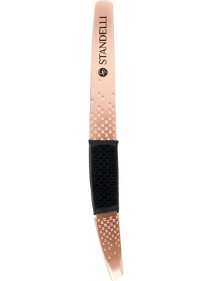 Standelli Professional Designová pinzeta zlatá s gumou a zkosenou špičkou 10 cm Expresní Doručení
