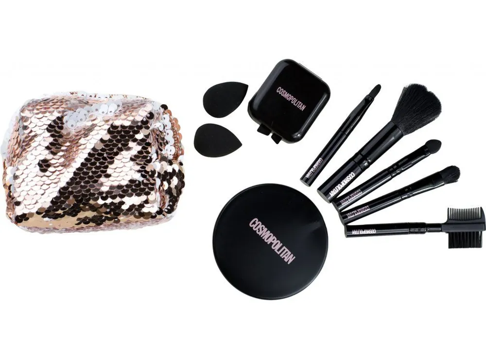 Sleva Standelli Professional Cosmopolitan SOS cestovní set kosmetických pomůcek + pouzdro zdarma 9 ks