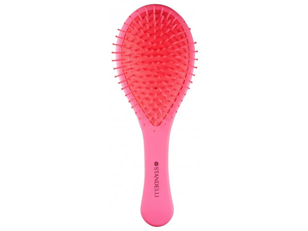 Novinka Standelli Professional Macaron Detangling kartáč na vlasy růžový 22 cm