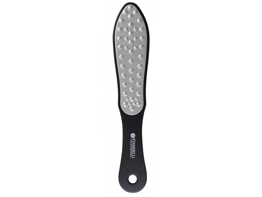Standelli professional Tvarovaná škrabka na paty oboustranná 26 cm Expresní Doručení