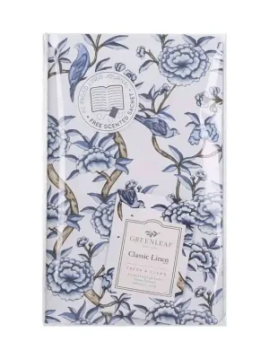 Jen Po Omezenou Doba Greenleaf Zápisník s vonným sáčkem Classic Linen 21x13 cm