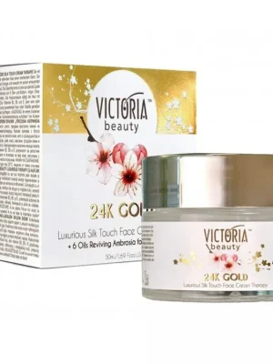Výhodná Nabídka Victoria beauty 24K Gold Silk Denní/noční krém s kyselinou hyaluronovou 50 ml