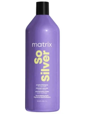 MATRIX Total Results So Silver Shampoo 1000ml - šampon pro blond a melírované vlasy Top Prodej