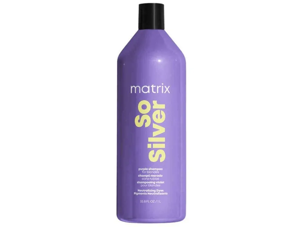MATRIX Total Results So Silver Shampoo 1000ml - šampon pro blond a melírované vlasy Top Prodej