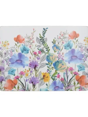 Výprodej Creative Tops Korkové prostírání Meadow Floral malé 6 ks 29x21 cm