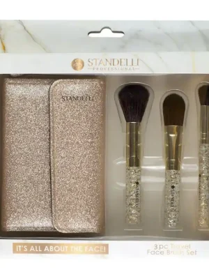 Akční Cena Standelli professional Luxusní set kosmetických štětců + zlaté pouzdro ZDARMA 4 ks