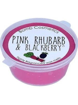 Bomb cosmetics Vosk v kelímku Pink Rhubarb Blackberry (růžová rebarbora s ostružinou) 35 g Vrácení Zdarma
