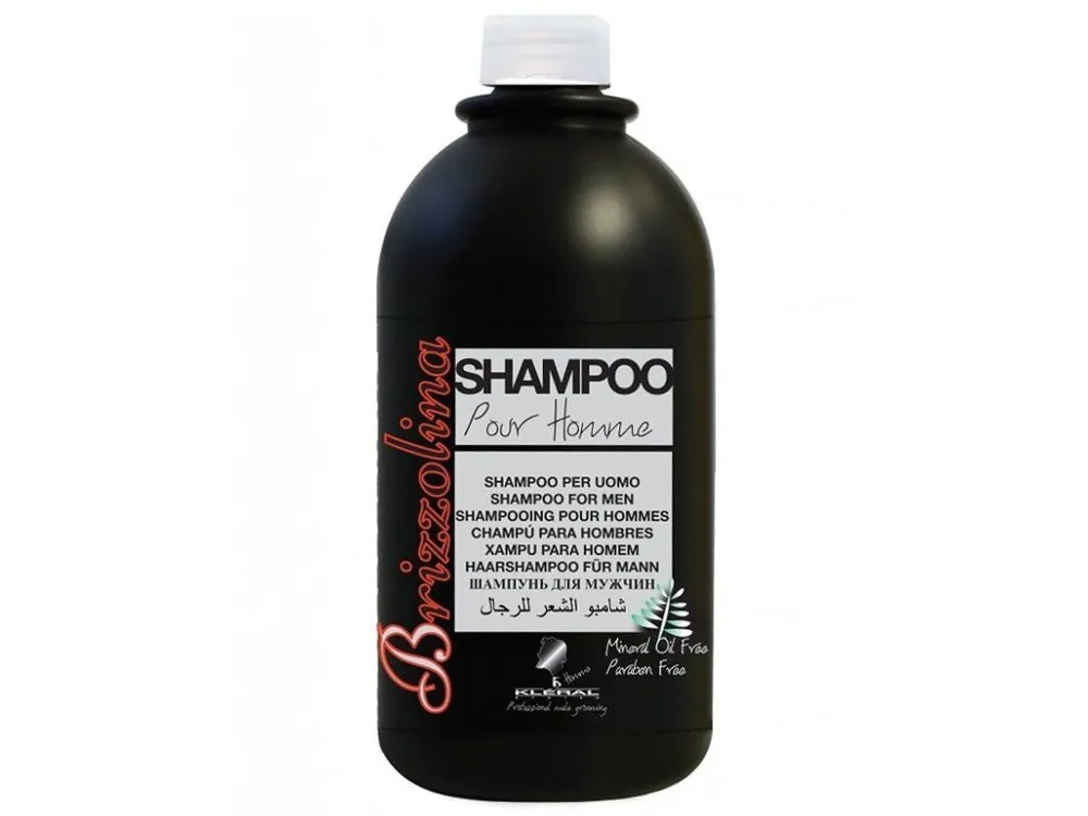 Nová Kolekce KLÉRAL Brizzolina Shampoo For Men 1000ml - šampon pro muže na vlasy a vousy