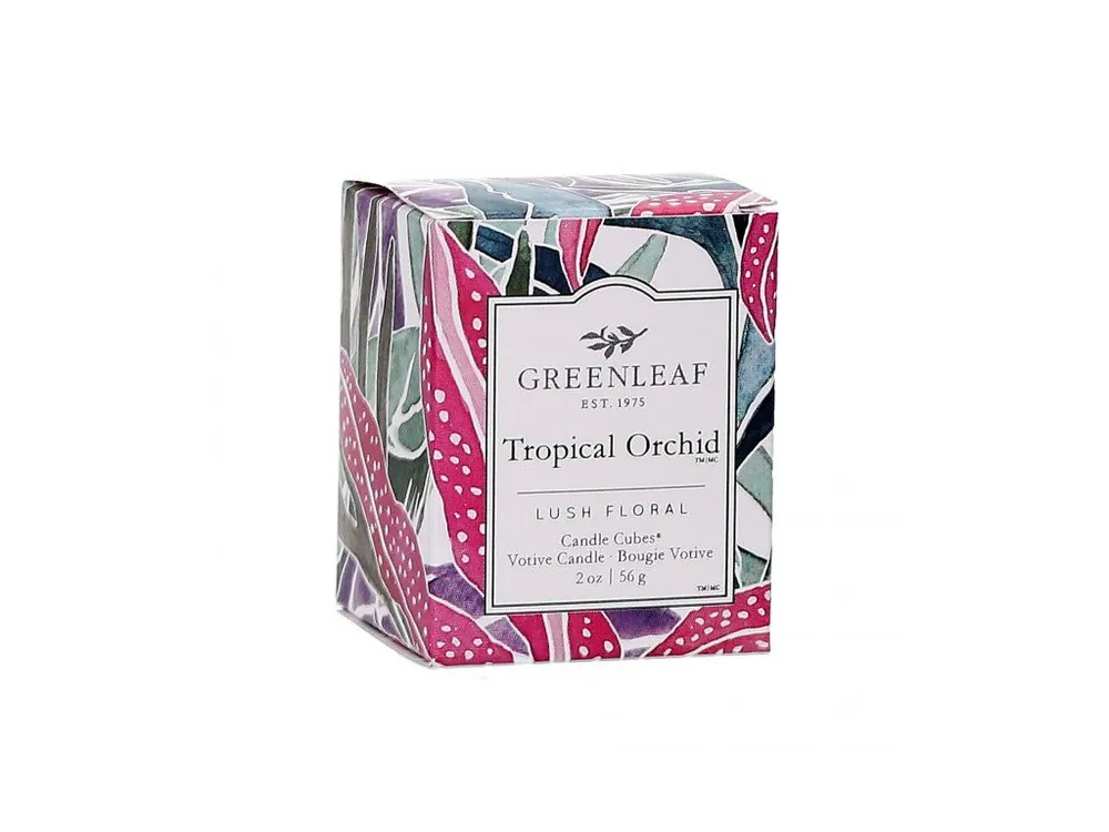 Greenleaf Vonná votivní svíčka Tropical Orchid (tropická orchudej) 56 g Značkový