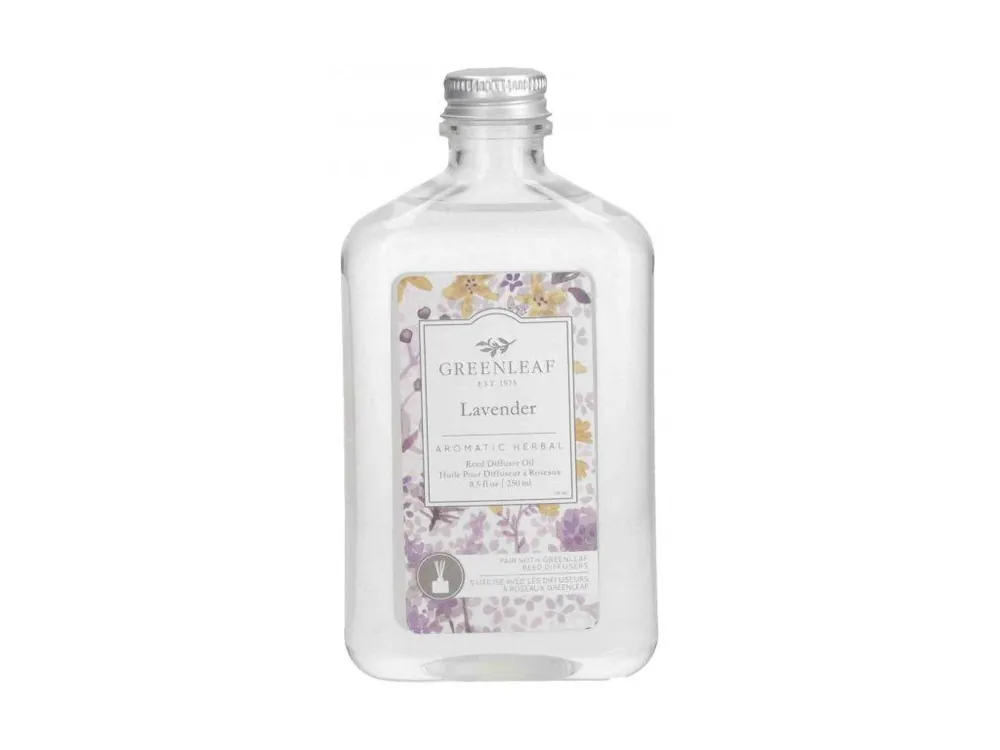 Vrácení Zdarma Greenleaf Reed difuzér olej náplň Lavender (levandule) 250 ml