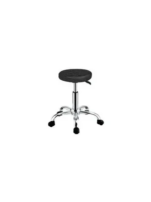 HAIRWAY Nábytek Kadeřnický taburet Comfort - kolečková židle - černá Tovární Cena