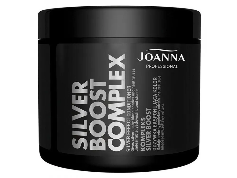 Časově Omezené JOANNA Professional Silver Boost Conditioner 500g - neutralizuje žluté odstíny vlasů