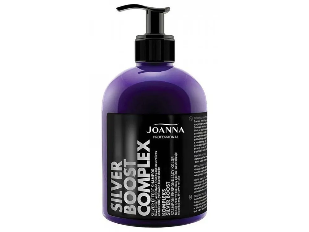 JOANNA Professional Silver Boost Shampoo 500ml - šampon neutralizující žluté tóny Nejprodávanější