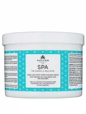 KALLOS SPA Hand And Foot Masage Cream 500ml - masážní krém na ruce a nohy Hit Sezóny
