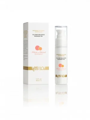 Přímo Od Výrobce YESforLOV Masážní lubrikační gel Allover broskvový 50 ml