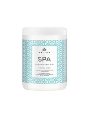 Sezónní Sleva KALLOS SPA Masage Cream 1000ml - masážní tělový krém s kokosovým olejem