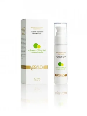 YESforLOV Masážní lubrikační gel Allover ananasový 50 ml Dokud Zásoby Vydrží