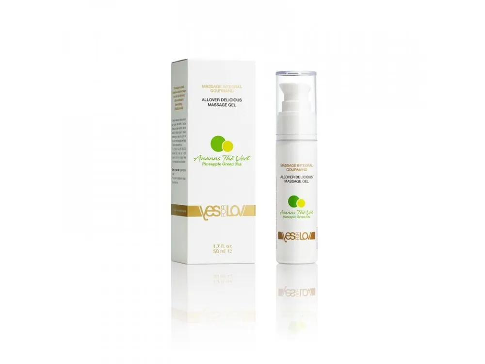 YESforLOV Masážní lubrikační gel Allover ananasový 50 ml Dokud Zásoby Vydrží