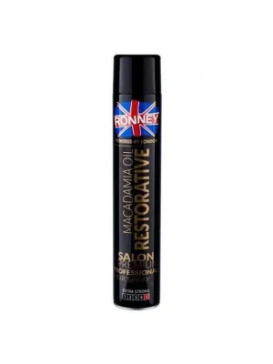 Kup Teď RONNEY London Restorative Macadamia Oil Hair Spray 750ml - lak s makadamiovým olejem