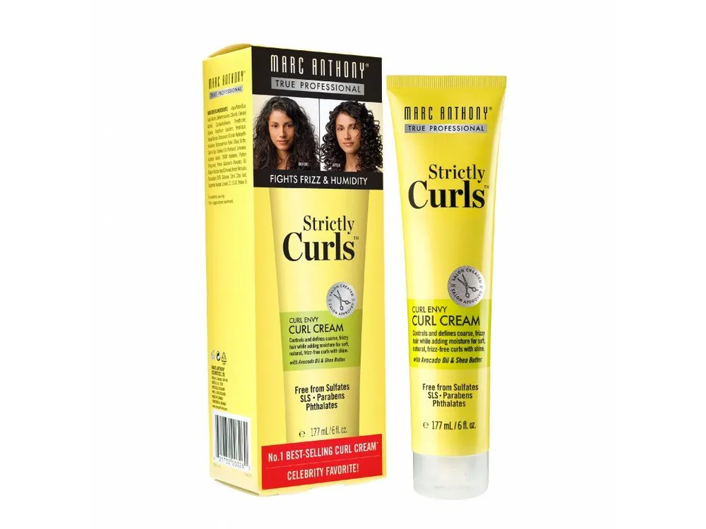 Autentický Marc Anthony Strictly Curls Uhlazující krém na kudrnaté a nepoddajné vlasy s avokádovým olejem 177 mL
