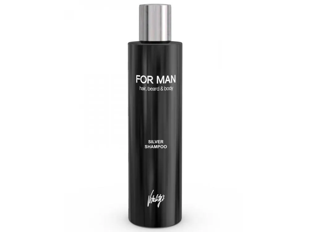 Expresní Doručení VITALITYS For Man Silver Shampoo 240ml - stříbrný šampon na vlasy