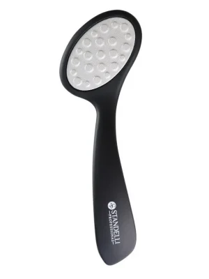 Standelli professional Masážní škrabka na paty oboustranná černá 20 cm Bezpečná Platba