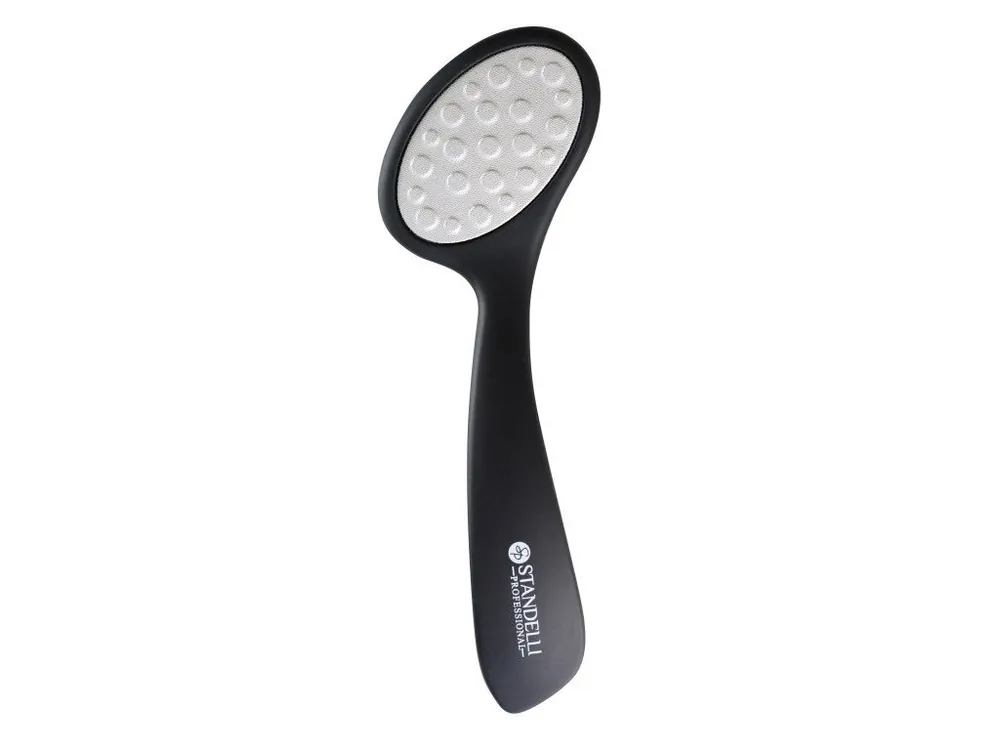 Standelli professional Masážní škrabka na paty oboustranná černá 20 cm Bezpečná Platba