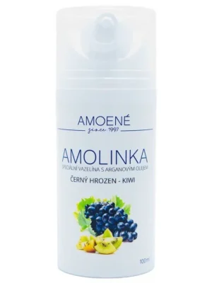 Akční Nabídka AMOLINKA Luxusní vazelína s Arganovým olejem 100ml - vůně Kiwi a černý hrozen