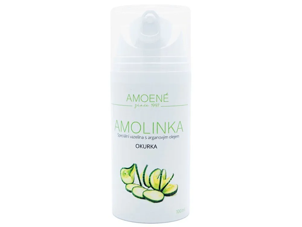 AMOLINKA Luxusní vazelína s Arganovým olejem 100ml - vůně okurka Objednat Nyní