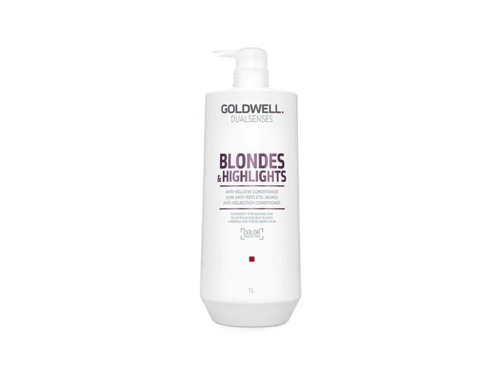 GOLDWELL Dualsenses Blondes And Highlights Conditioner 1000ml - neutralizuje žluté odstíny Značkový
