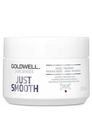 Finální Výprodej GOLDWELL Dualsenses Just Smooth 60sec Treatment 200ml - uhlazující maska pro krepaté vlasy