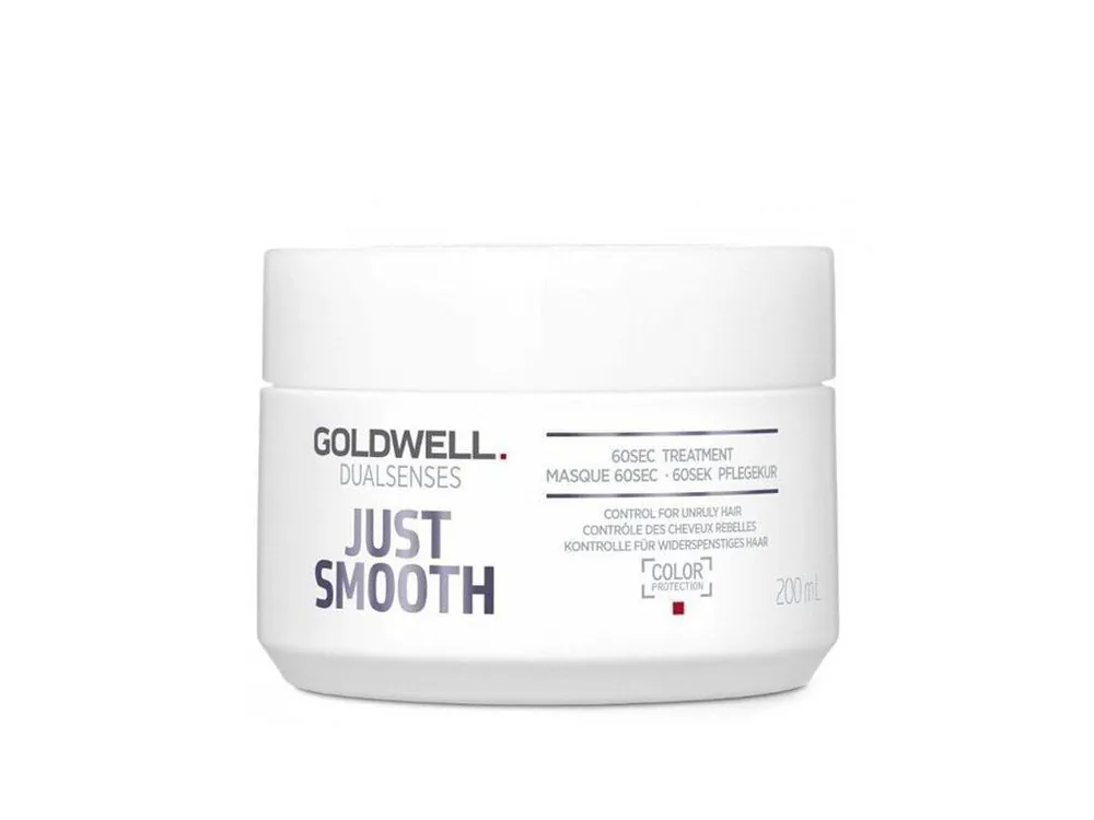 Finální Výprodej GOLDWELL Dualsenses Just Smooth 60sec Treatment 200ml - uhlazující maska pro krepaté vlasy