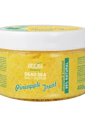 Victoria beauty Tělový peeling se solí z Mrtvého moře s vůní ananasu 400 g Rychlé Dodání