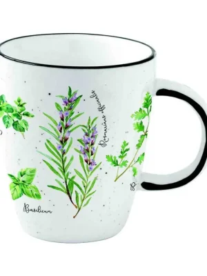 Výhodná Nabídka Easy Life Porcelánový hrnek Herbarium 350 ml