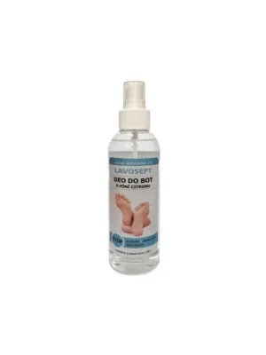 Dokud Zásoby Vydrží LAVOSEPT Obuv Deo do bot 200ml - roztok pro dezinfekci obuvi - s vůní citrónu