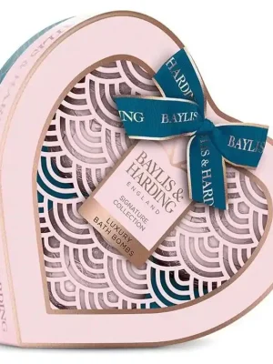 Jen Po Omezenou Doba Baylis & Harding Dárková sada Jojoba, Vanilla & Almond Oil Šumivé koupelové balistiky3x120 g