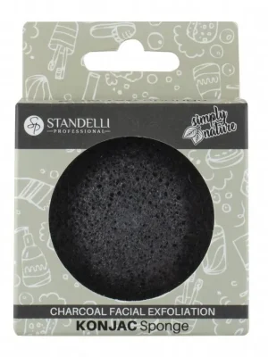 Přímo Od Výrobce Standelli Professional Simply nature Odličovací houbička Konjac s aktivním uhlím