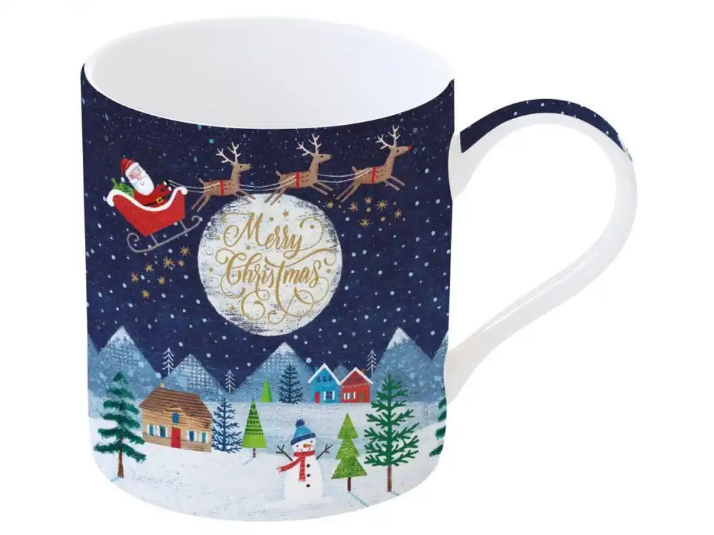 Ověřený Easy Life Porcelánový hrnek With Love At Christmas Santa v dárkové krabičce 350 ml