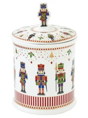 Novinka Easy Life Porcelánová dóza Nutcracker 14x21 cm