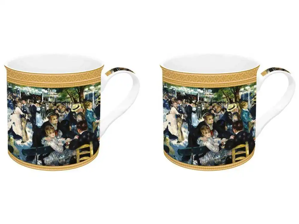 Cenová Bomba Easy Life Porcelánové hrnky Dance At Le Moulin De La Galette 2x300 ml