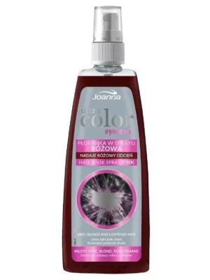 Akční Cena JOANNA Ultra Color PINK Hair Rinse Spray 150ml - tónovací přeliv ve spreji - růžový