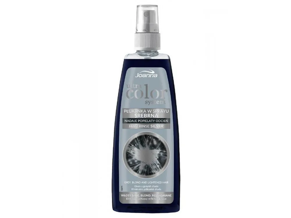 JOANNA Ultra Color SILVER Hair Rinse Spray 150ml - tónovací přeliv ve spreji - stříbrný Výhodná Nabídka