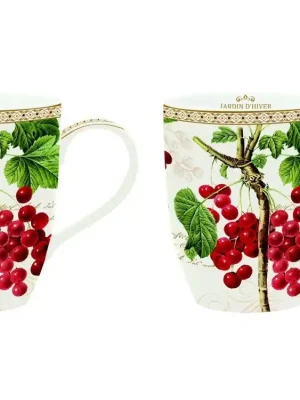 Easy Life Sada porcelánových hrnků Jardin D´hiver v dárkové krabičce 2x350 ml Super Cena