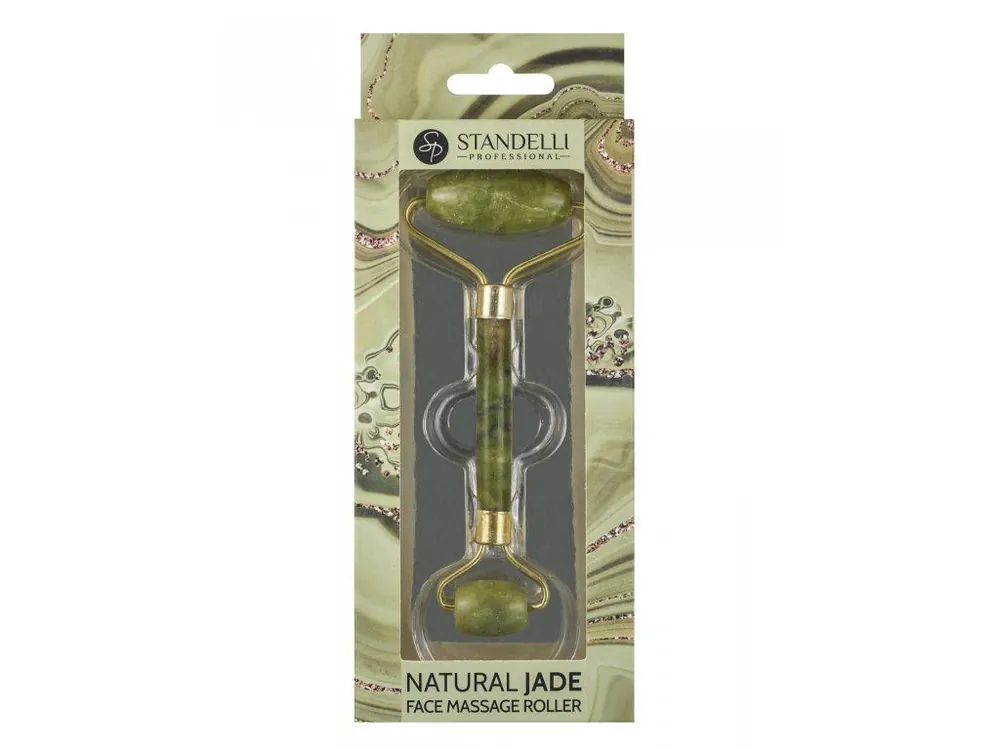 Standelli Professional Jade roller Masážní váleček na obličej oboustranný Výhodná Nabídka
