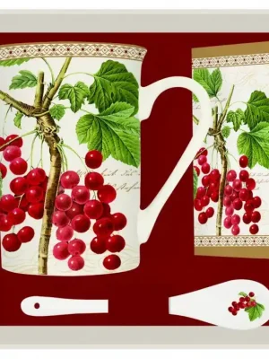 Easy Life Porcelánový hrníček se lžičkou a podložkouJardin D´hiver3 ks Originální