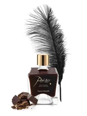 Sezónní Sleva Bijoux Indiscrets Poeme - body painting set čokoláda 50 ml