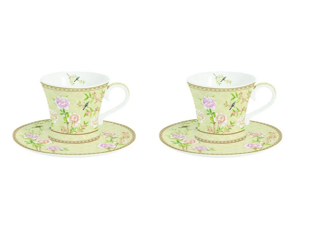 Nejprodávanější Easy LifeSada porcelánových šálků a podšálků na espresso Palace Garden Fresco 2x80 ml