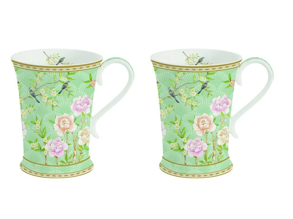 Easy Life Porcelánové hrnky Palace Garden Aqua2x270 ml Poslední Šance