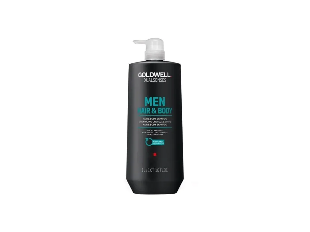 GOLDWELL Dualsenses Men Hair And Body Shampoo 1000ml - šampon a sprchový gel pro muže Levný